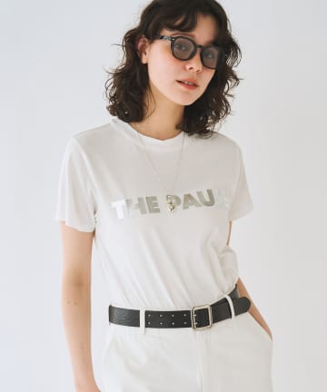 Whim Gazette(ウィム ガゼット) ＜WEB限定＞【THE PAUSE】THE PAUSEメタリックTシャツ