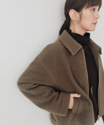 RIVE DROITE(リヴドロワ) ステンカラーZIPブルゾン