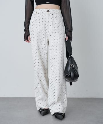 mline(エムライン) [mline]ドットデニム