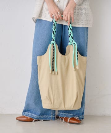 CIAOPANIC TYPY(チャオパニックティピー) :撥水ナイロンロープハンドルトートBAG