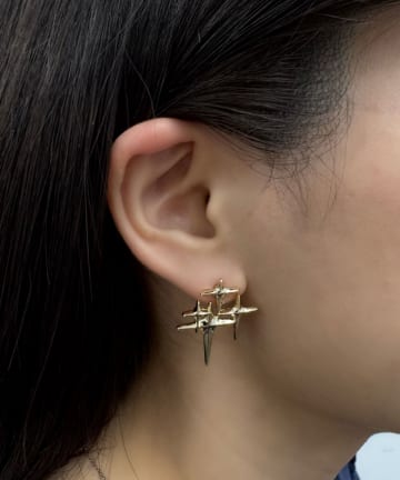 CIAOPANIC(チャオパニック) ダイヤデザインピアス