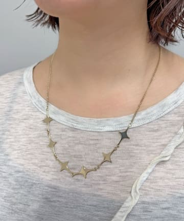 CIAOPANIC(チャオパニック) ダイヤデザインネックレス