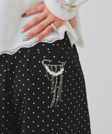 mystic(ミスティック) チェーンパールブローチ