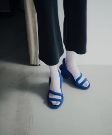 Pasterip(パセリ) Cupro jersey cropped pants