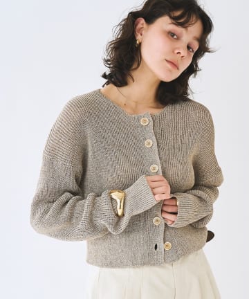 Whim Gazette(ウィム ガゼット) ショートニットカーディガン