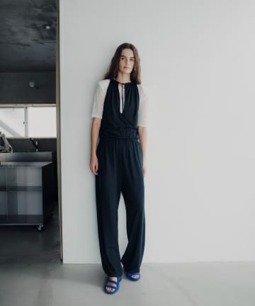 Pasterip(パセリ) Easy drawstring jumpsuit