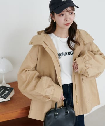 OUTLET(アウトレット) 【Discoat】2WAYフーディーブルゾン