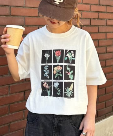 CIAOPANIC TYPY(チャオパニックティピー) 【UNISEX】フラワーコレクションTEE