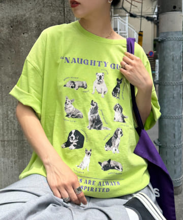 CIAOPANIC TYPY(チャオパニックティピー) 【SOUNDS GOOOOD】パウダー犬ロゴプリントTEE