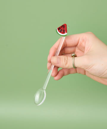 BIRTHDAY BAR(バースデイバー) フルーツモチーフ ガラススプーン　耐熱性