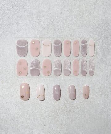 3COINS(スリーコインズ) セミハードマグネットジェルネイルシールハンド／and us