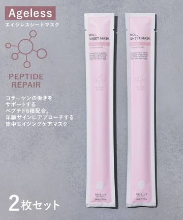 3COINS(スリーコインズ) ロールシートマスク／and us