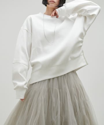 NICE CLAUP / OLIVE des OLIVE OUTLET(ナイスクラップ  / オリーブ デ オリーブ アウトレット) 【LARUTA】ダンボールニットデザインプルオーバー