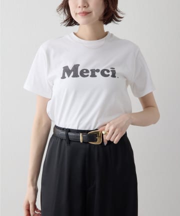 Whim Gazette(ウィム ガゼット) 【Drawing Numbers】メルシーボクプリントTシャツ