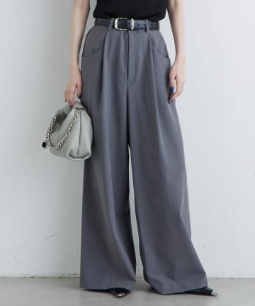 Lui's(ルイス) タックポケットワイドパンツ