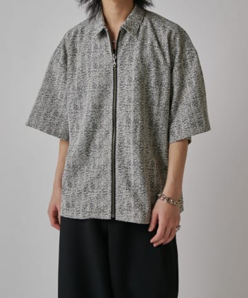 Lui's(ルイス) S/S ZIPレースシャツ