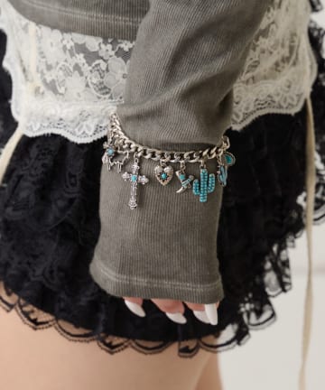 WHO’S WHO gallery(フーズフーギャラリー) モチーフターコイズブレスレット