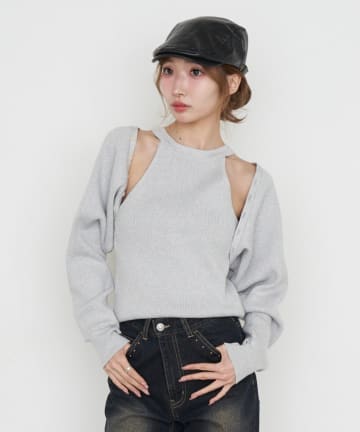 RAY CASSIN(レイカズン) リブアメスリタンク