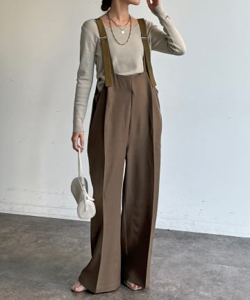 DOUDOU(ドゥドゥ) 【WEB限定】ツイルサロペット