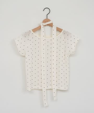 DISCOAT(ディスコート) 【umm.】チョーカー付きドットラグランPO