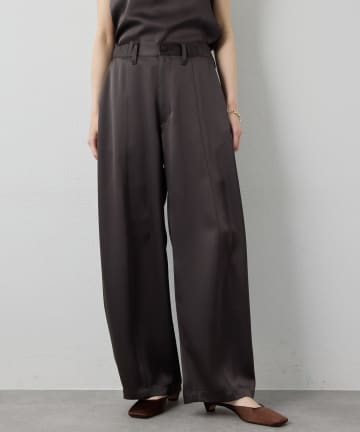 Whim Gazette(ウィム ガゼット) 【Drawing Numbers】ダブルサテンコクーンパンツ