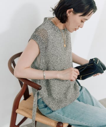 RIVE DROITE(リヴドロワ) 予約【鮮度抜群】ラスティックニットベスト