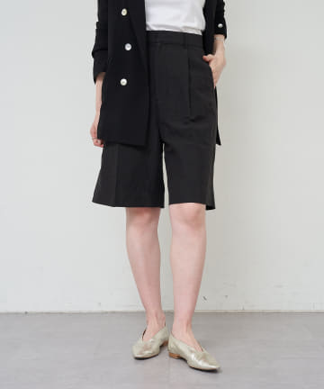 OUTLET(アウトレット) 【SHENERY】リネンハーフパンツ