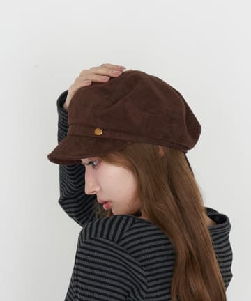 RAY CASSIN(レイカズン) 金釦キャスケット