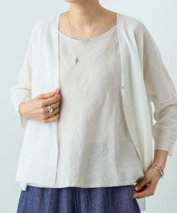 BEARDSLEY フレアタンクトップ ホワイト シャツタンク | BEARDSLEY(ビアズリー)レディース | PAL CLOSET(パル