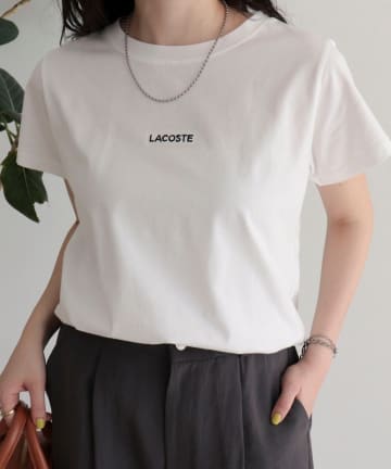 FREDY & GLOSTER(フレディ アンド グロスター) 【LACOSTE／ラコステ】ロゴ入り半袖Tシャツ