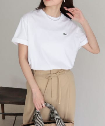 FREDY & GLOSTER(フレディ アンド グロスター) 【LACOSTE/ラコステ】ワンポイントソフトタッチTシャツ