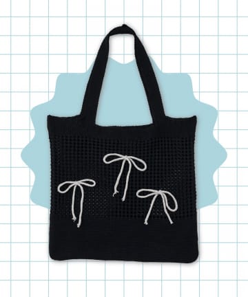 3COINS(スリーコインズ) メッシュカスタムトートバッグ