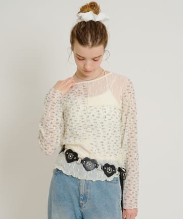 w closet(ダブルクローゼット) 【AMIKO's select】ハートリングベルト