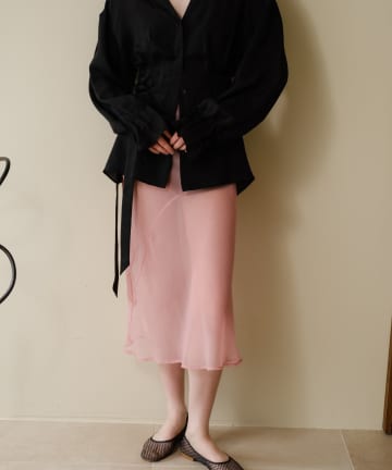 SHENERY(シーナリー) オーガンジーキャミワンピース