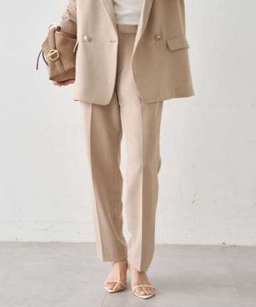 OUTLET(アウトレット) 【Loungedress】ダブルクロステーパードパンツ