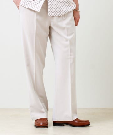 FREDY & GLOSTER(フレディ アンド グロスター) 【美シルエット】ミディアムストレート フレアパンツ