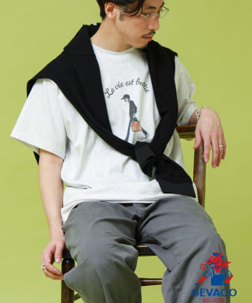 FREDY & GLOSTER(フレディ アンド グロスター) 【GEVACO/ゲバコ】プリントＴシャツ