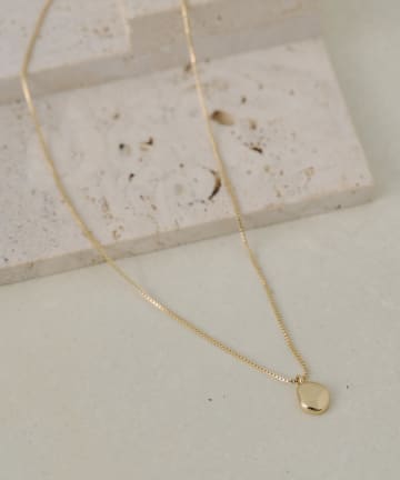 DISCOAT(ディスコート) 【Noka】楕円モチーフネックレス