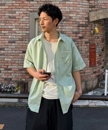 CIAOPANIC(チャオパニック) フリンジレイヤード半袖シャツ