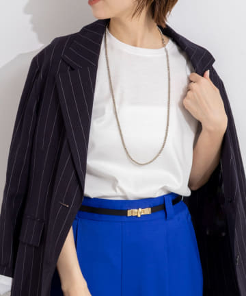 NOLLEY'S(ノーリーズ) ウォッシャブルベーシックTシャツ