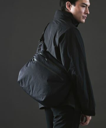 NOLLEY'S(ノーリーズ) 【WEXLEY】 DOUGLAS CRINKLE NYLON BLACK
