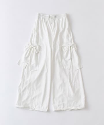 OLIVE des OLIVE(オリーブ デ オリーブ) サイドレースリボンカーゴパンツ