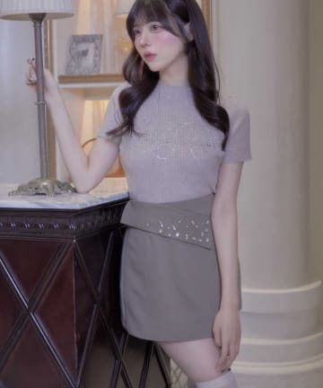 Belle Charme(ベルシャルム) Bijou Box Mini Skirt