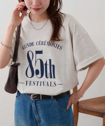 DISCOAT(ディスコート) 【15％OFF!4/11(土)19：00～/Enlude/主役級Tシャツ】アソート縦長ナンバーロゴT《ユニセックス》