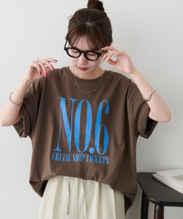 DISCOAT(ディスコート) 【Enlude】アソート縦長ナンバーロゴT《ユニセックス》