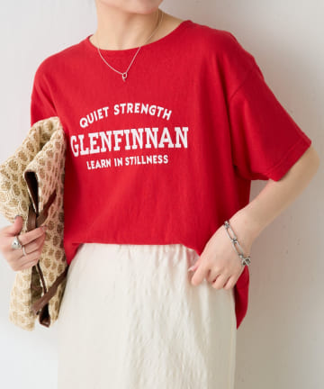 COLLAGE GALLARDAGALANTE(コラージュ ガリャルダガランテ) 【ドライタッチ】カレッジ風ロゴTシャツ