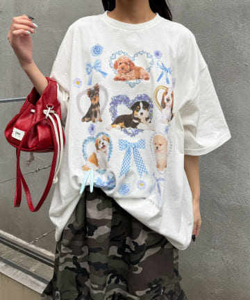 CIAOPANIC(チャオパニック) わんにゃんぴょんBIGTee