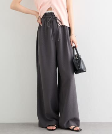 mystic(ミスティック) ラインストーンWベルトパンツ