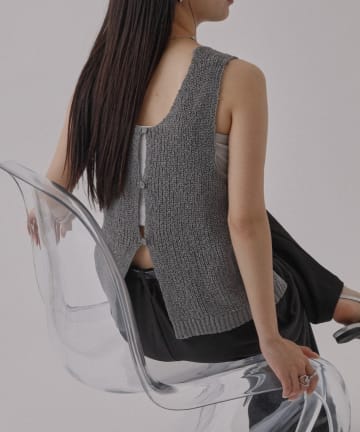 COLONY 2139(コロニー トゥーワンスリーナイン) 2WAYノースリニットベスト