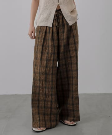 COLONY 2139(コロニー トゥーワンスリーナイン) 【セットアップ対応】TCチェックイージーパンツ